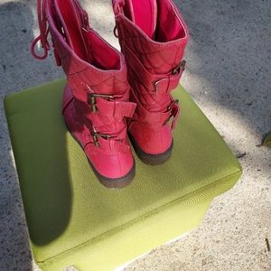 Women's  Pink Boots